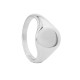 Anello Ovale in Acciaio Inossidabile 304 12X10 mm Ø18 mm Misura 8)