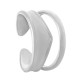 Stainless Steel 304 Finger Ring Double 20x12mm