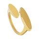 Bague Ovale 20x5.5mm (Ø18mm Size 8) en Acier Inoxydable 304