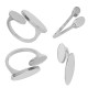 Bague Ovale 20x5.5mm (Ø18mm Size 8) en Acier Inoxydable 304