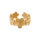 Stainless Steel 304 Ring with Flowers