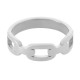 Bague motif chaîne 19x6mm en Acier Inoxydable 304