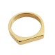 Bague Carrée 15x3.5mm (Ø18mm Size 8) en Acier Inoxydable 304