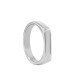 Stainless Steel 304 Finger Ring Line 15x3.5mm Ø18mm Size 8)