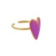 Anillo de Acero Inoxidable 304 con Corazón 12 x 17 mm
