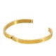 Stainless Steel 304 Bracelet with Heart & Heartbeat 55x6mm