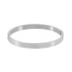 Bracelet avec Fleurs 55x6mm en Acier Inoxydable 304