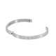 Stainless Steel 304 Bracelet with Flowers 55x6mm