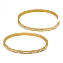 Stainless Steel 304 Bracelet with Strass 55x65mm