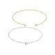 Stainless Steel 304 Bracelet Openable with Bead 60mm/3mm