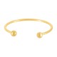Bracciale in Acciaio Inossidabile 304 con Perline e Terminale 60 mm