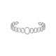 Stainless Steel 304 Bracelet with Oval Circles 67.5x15mm