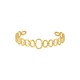 Stainless Steel 304 Bracelet with Oval Circles 67.5x15mm