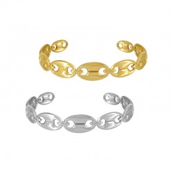 Bracelet Chaîne Ovale en Acier Inoxydable 304 63 x 11.6 mm
