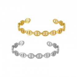 Bracciale in Acciaio Inossidabile 304 con Catena Ovale 65X8.6 mm