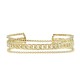 Stainless Steel 304 Bracelet with Chain & Beads 70x13mm/1.5mm