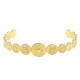 Stainless Steel 304 Bracelet Circles 12x9x7.5x62mm