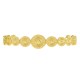 Stainless Steel 304 Bracelet Circles 12x9x7.5x62mm