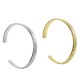 Bracelet motif Lignes 65x7mm/2mm en Acier Inoxydable 304