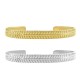 Stainless Steel 304 Bracelet with Lines 65x7mm/2mm