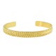 Stainless Steel 304 Bracelet with Lines 65x7mm/2mm