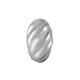 Orecchino a Goccia con Linee in Acciaio Inossidabile 316 13X8 mm