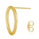 Stainless Steel 304 Earring Circle 18mm/2mm
