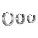 Boucles D'Oreilles en Acier Inoxydable 304 (3 Tailles)