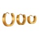 Boucles D'Oreilles en Acier Inoxydable 304 (3 Tailles)