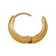 Boucles d'oreilles en acier inoxydable 304 Hoops 16 mm/6 mm