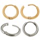 Dormeuses Créoles rondes 24-20mm/2mm en Acier Inoxydable 304