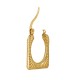 Stainless Steel 304 Earring Hoop Rectangular 25x16mm/4mm