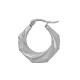 Orecchini a Cerchio in Acciaio Inossidabile 304 Ottagonali 25X24 Mm/3.1 mm