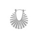 Boucle D'Oreille Ronde en Acier Inoxydable 304 avec Barres 25 x 27 mm