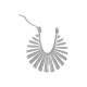 Boucle D'Oreille Ronde en Acier Inoxydable 304 avec Barres 25 x 27 mm