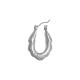 Stainless Steel 304 Earring Hoop 21x25mm