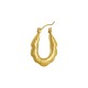 Stainless Steel 304 Earring Hoop 21x25mm