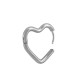 Boucle D'Oreille en Acier Inoxydable 304 en Forme de cœur 22 x 20 Mm/2.5 mm