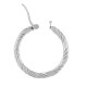Stainless Steel 304 Earring Hoop with Lines 30mm/3mm