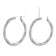 Stainless Steel 304 Earring Hoop with Lines 30mm/3mm