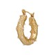 Stainless Steel 304 Earring Hoop with Pearls 27.5x25.7x5.5mm