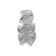Créole Irrégulière en Acier Inoxydable 304 16 x 30 mm
