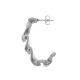 Stainless Steel 304 Earring Hoop Irregular 16x30mm