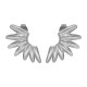 Boucles d'oreilles en acier inoxydable 304/316L ailes 14 x 20 mm