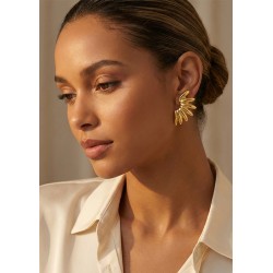Boucles d'oreilles en acier inoxydable 304/316L ailes 14 x 20 mm