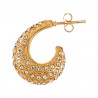 Or 18 carats/ Cristal