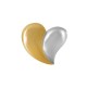 Orecchino in Acciaio Inossidabile 304 a Forma di Cuore 27.3X25.3 mm
