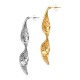 Orecchini Intrecciati in Acciaio Inossidabile 304 11X65 mm