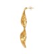 Boucles D'Oreilles Torsadées en Acier Inoxydable 304 11 x 65 mm