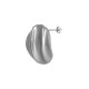 Boucle D'Oreille Ovale en Acier Inoxydable 304 22 x 24 mm